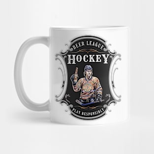 Hockey Play Responsibly Mug